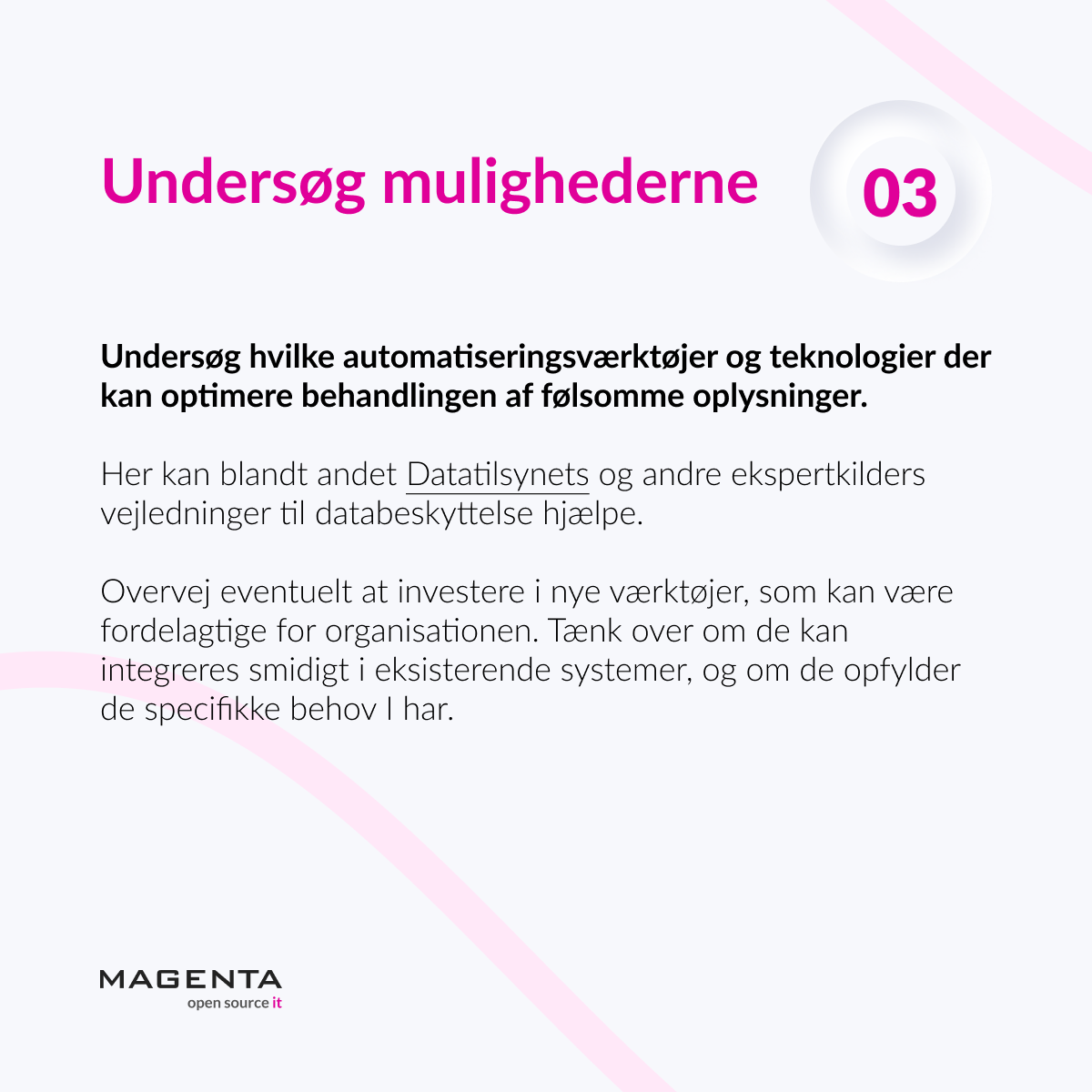 Guide: Optimér datasikkerheden i din organisation gennem automatisering