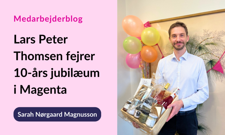 Lars Peter Thomsen fejrer 10-års jubilæum i Magenta