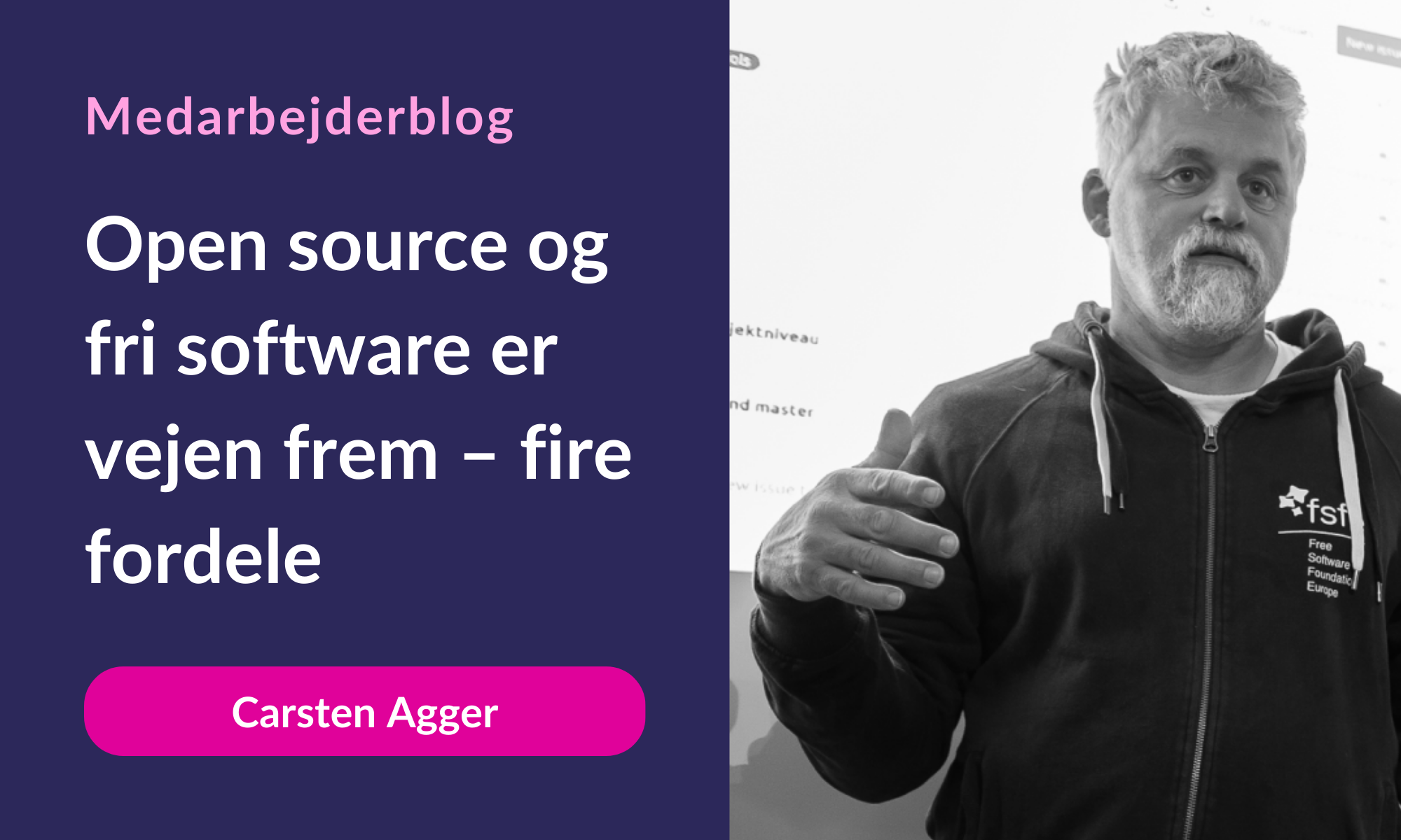 Open source og fri software er vejen frem - fire fordele